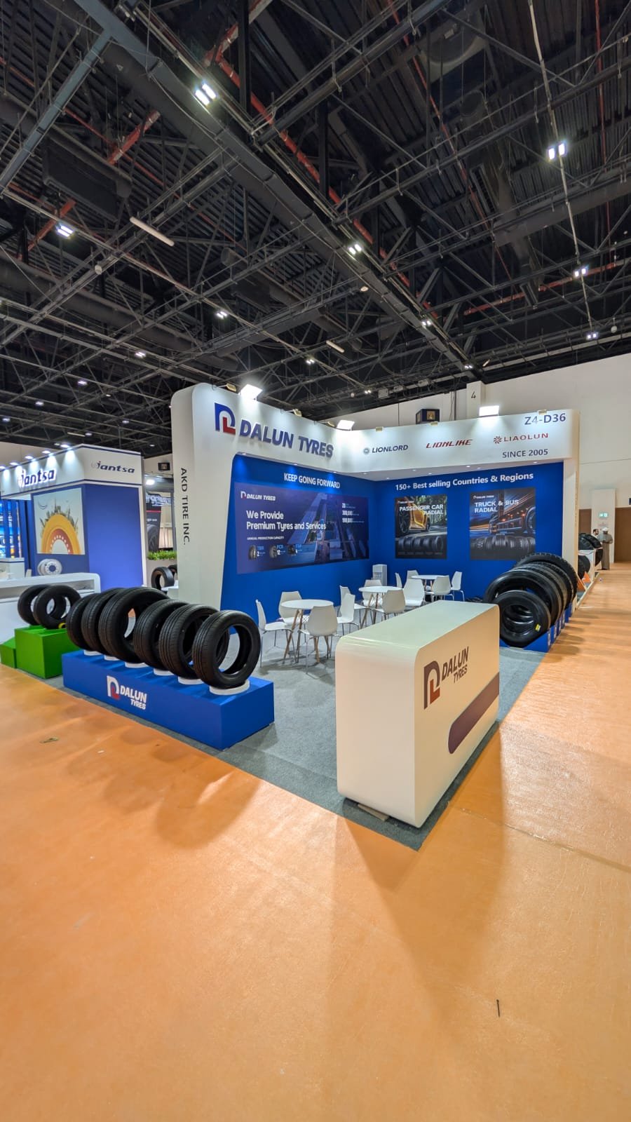 DALUN Tyres Stand at Automechanika Dubai by Infinity Exhibit